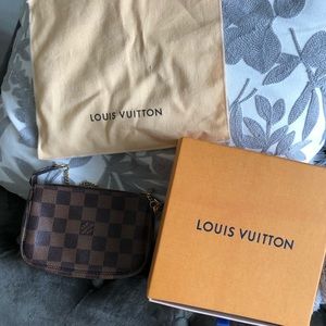 Louis Vuitton mini bag with box and dust cover